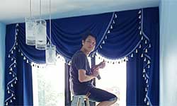 ภาพผลงานติดตั้งผ้าม่าน กาญจนบุรี